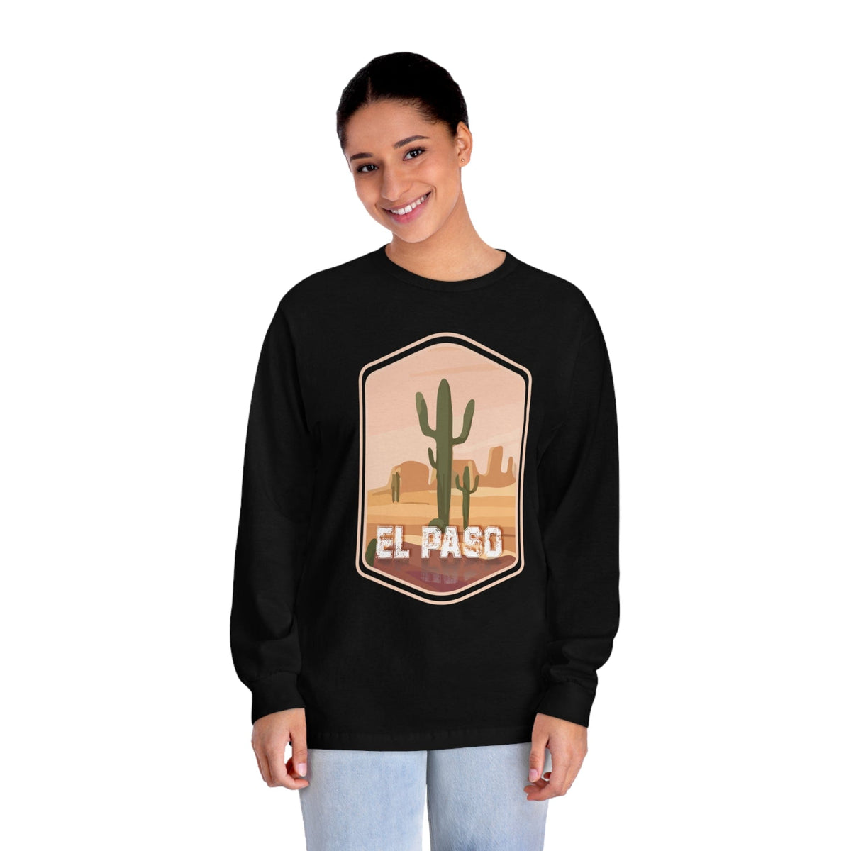 EL PASO – Trendy Design, Premium Long Sleeve Tee