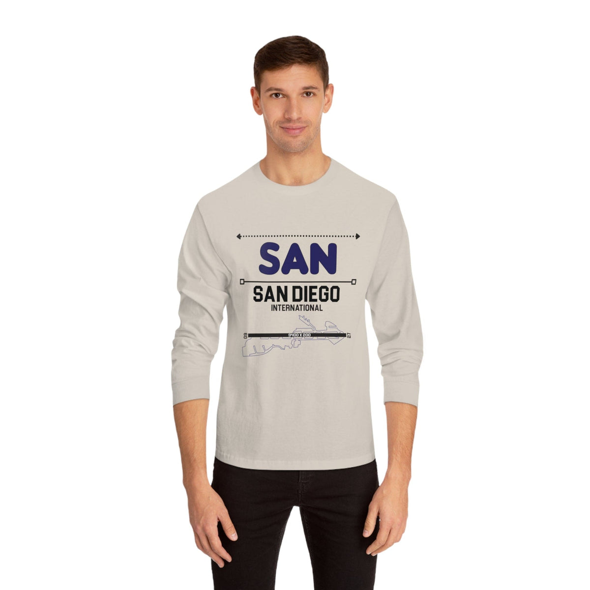 SAN DIEGO – Trendy Design, Premium Long Sleeve Tee