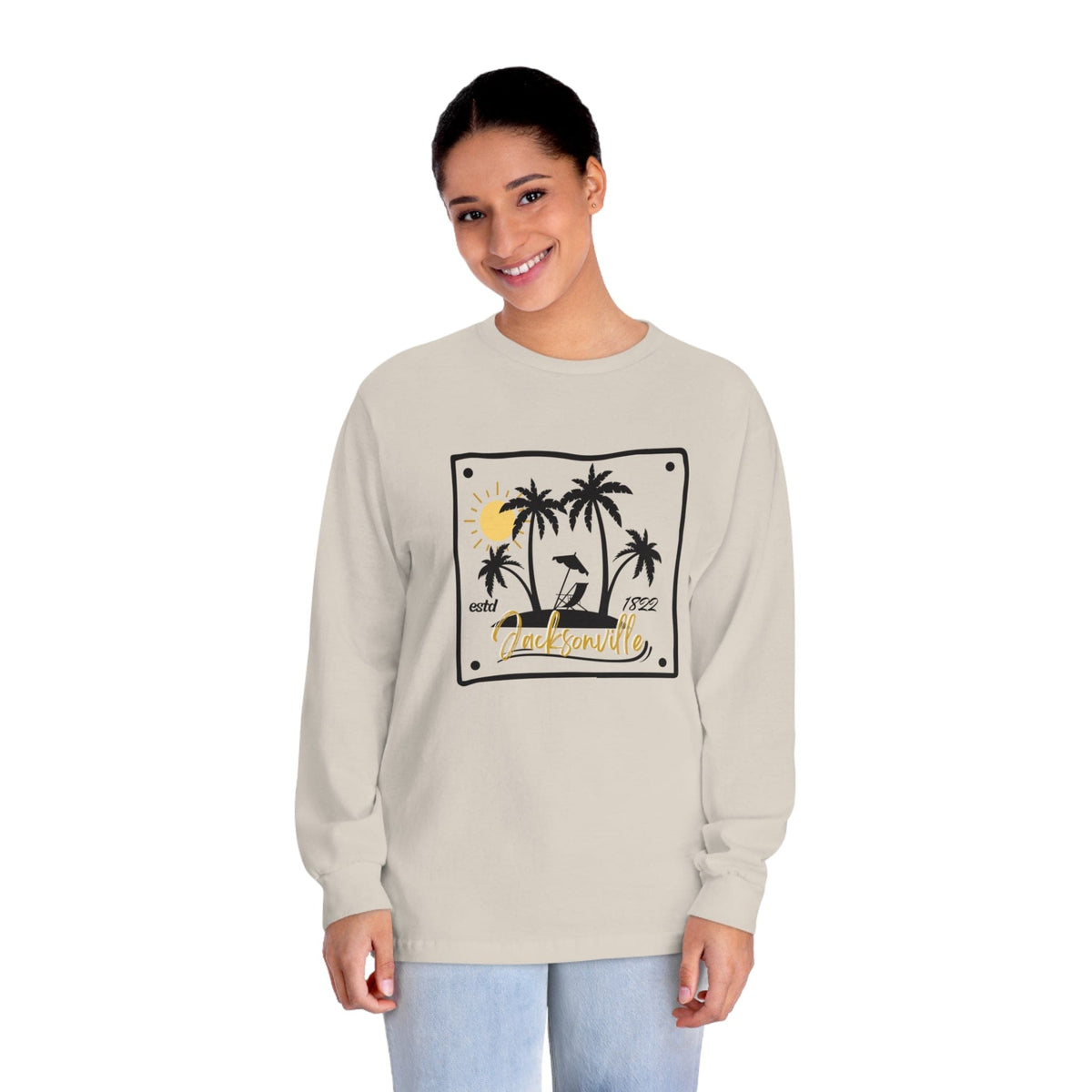 JACKSONVILLE – Trendy Design, Premium Long Sleeve Tee