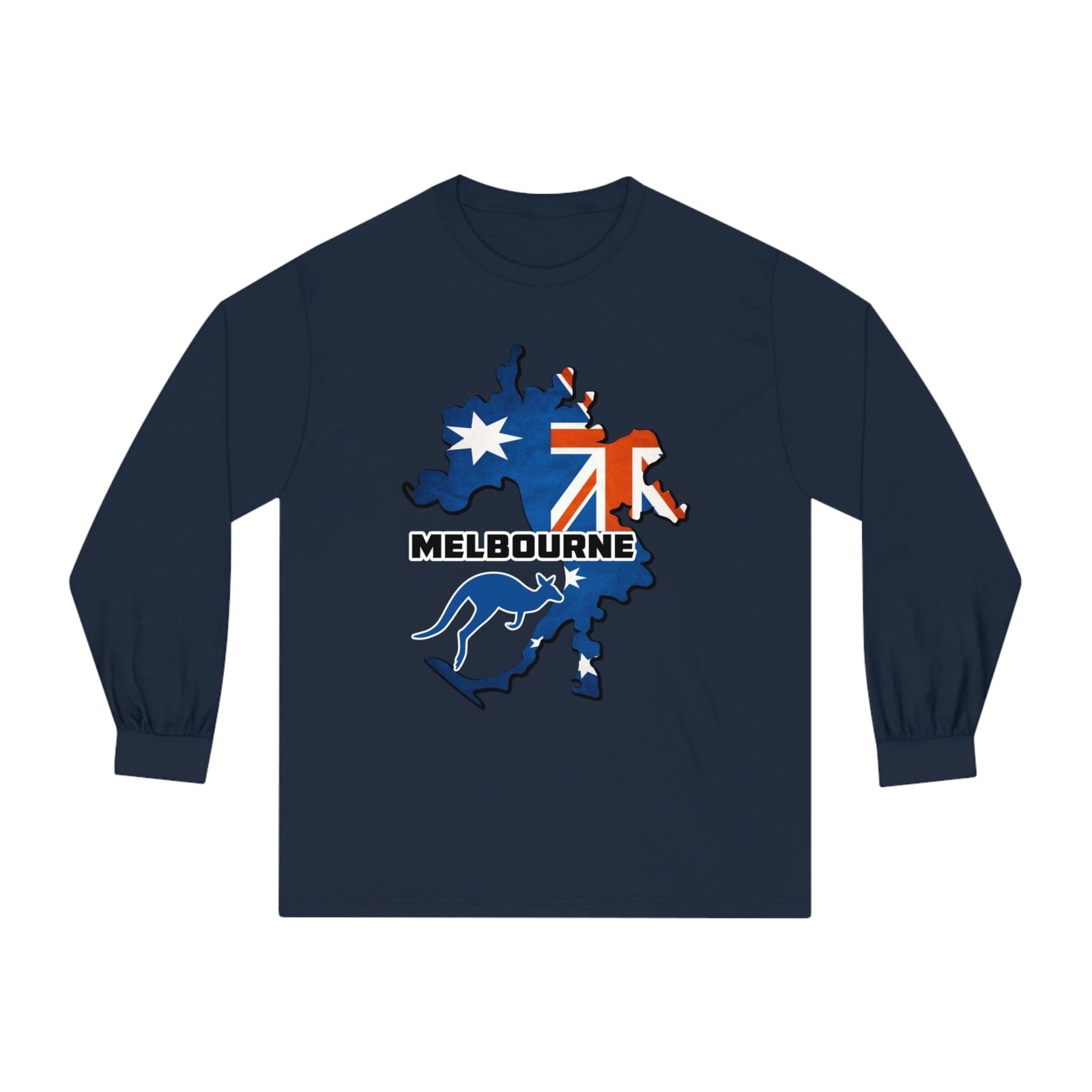 MELBOURNE – Trendy Design, Premium Long Sleeve Tee