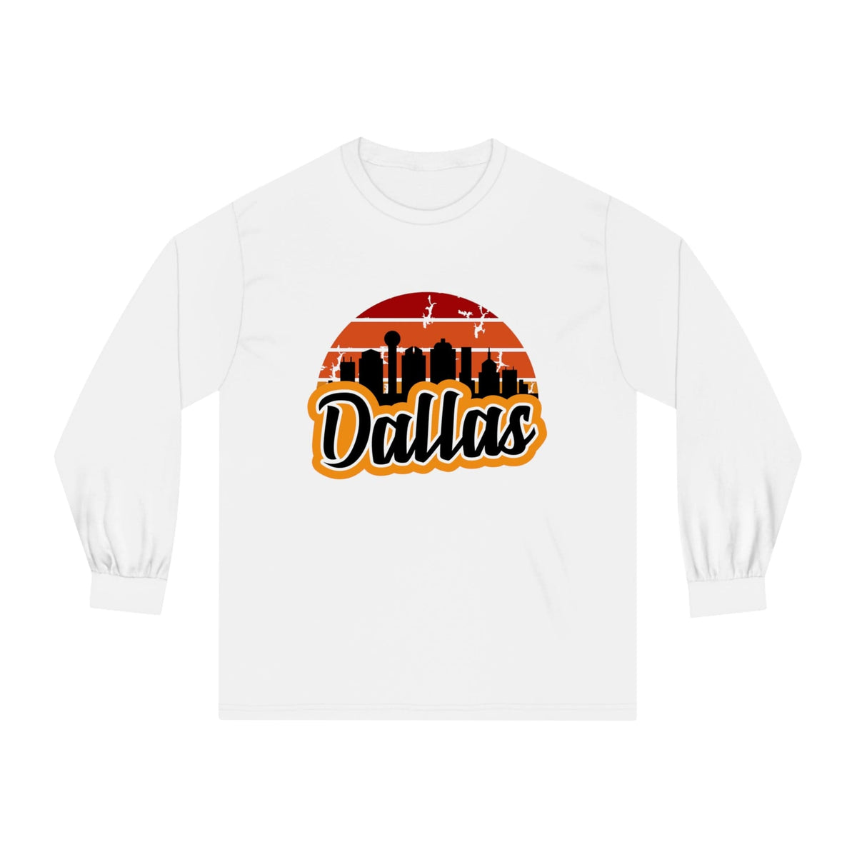 DALLAS – Trendy Design, Premium Long Sleeve Tee