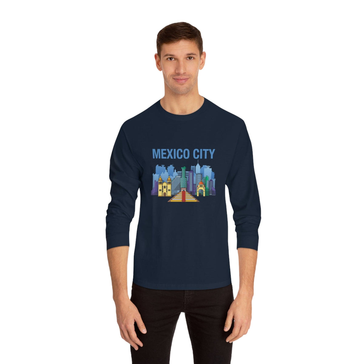MEXICO CITY – Trendy Design, Premium Long Sleeve Tee