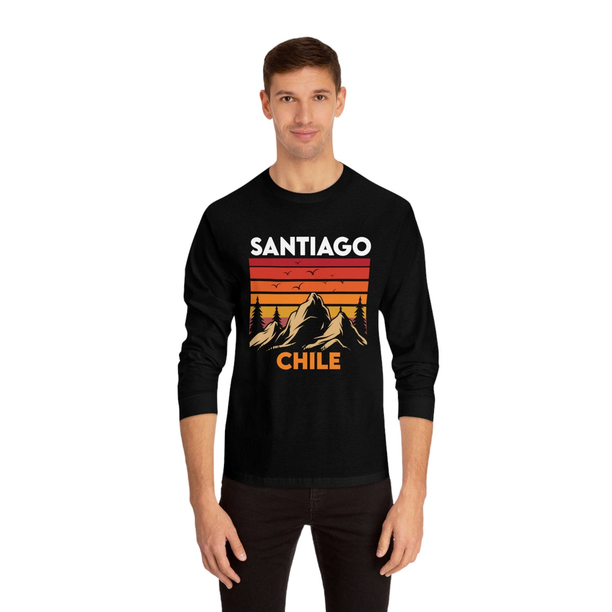 SANTIAGO – Trendy Design, Premium Long Sleeve Tee