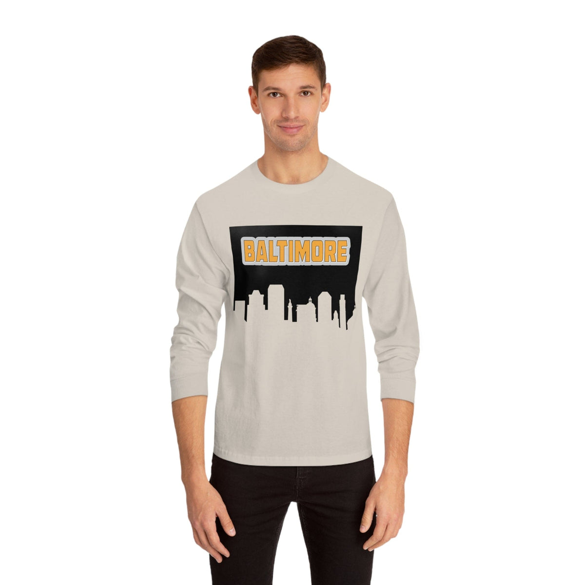 BALTIMORE – Trendy Design, Premium Long Sleeve Tee