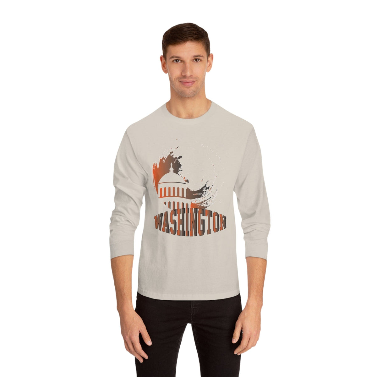 WASHINGTON – Trendy Design, Premium Long Sleeve Tee