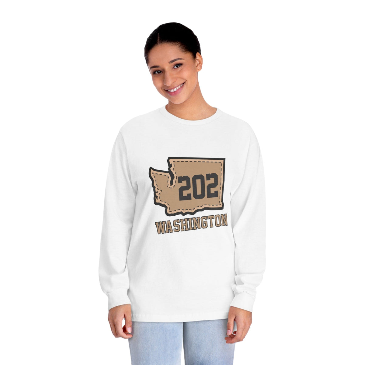 WASHINGTON – Trendy Design, Premium Long Sleeve Tee