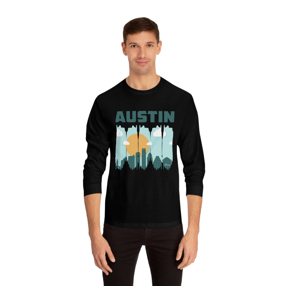 AUSTIN – Trendy Design, Premium Long Sleeve Tee