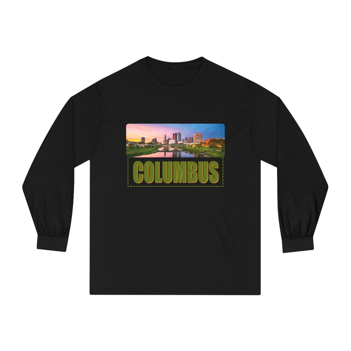 COLUMBUS – Trendy Design, Premium Long Sleeve Tee
