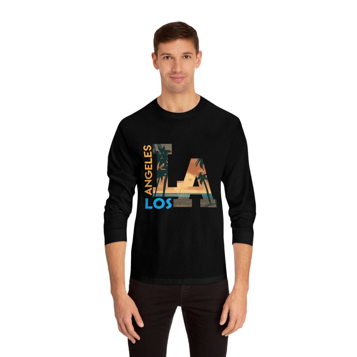 LOS ANGELES – Trendy Design, Premium Long Sleeve Tee