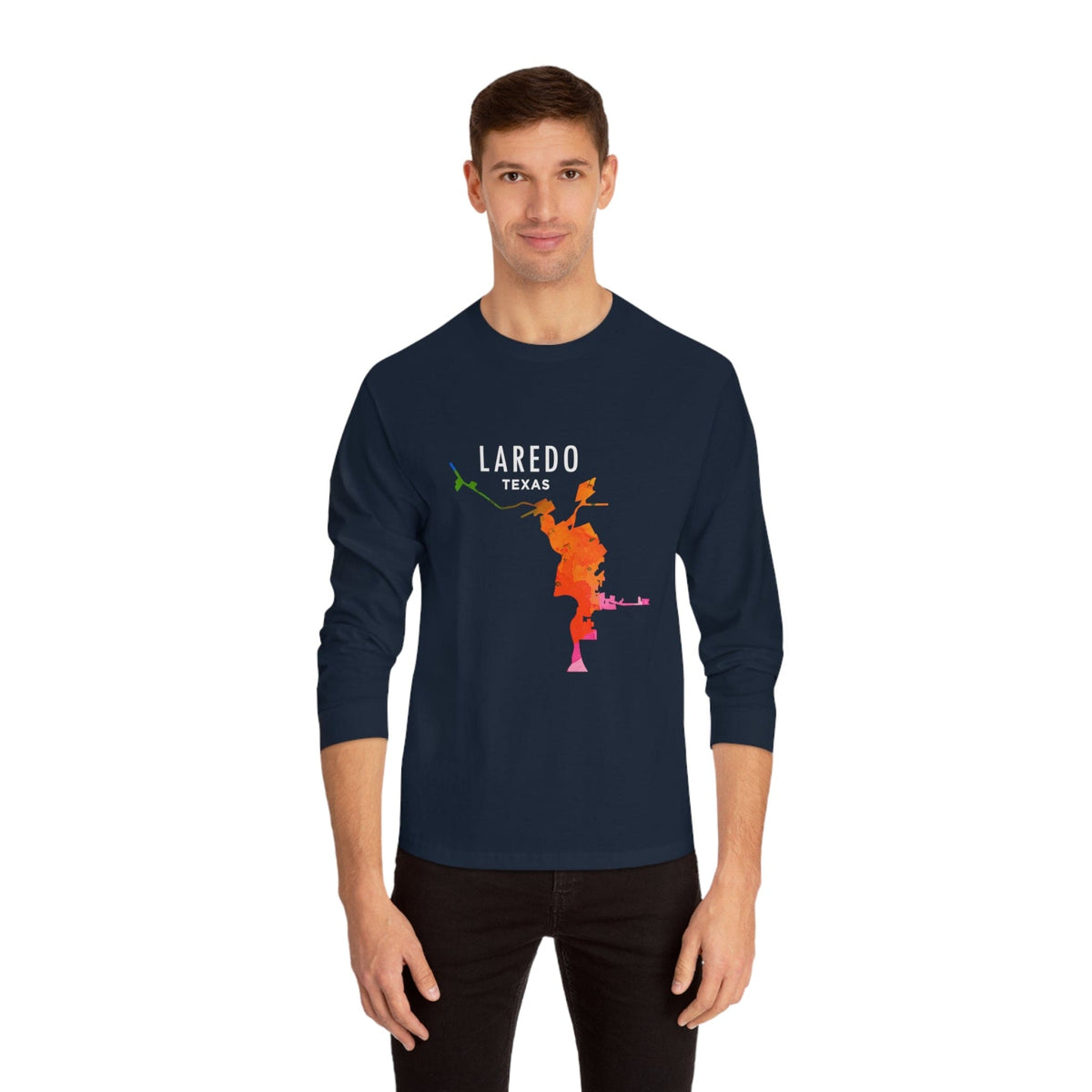 LAREDO – Trendy Design, Premium Long Sleeve Tee