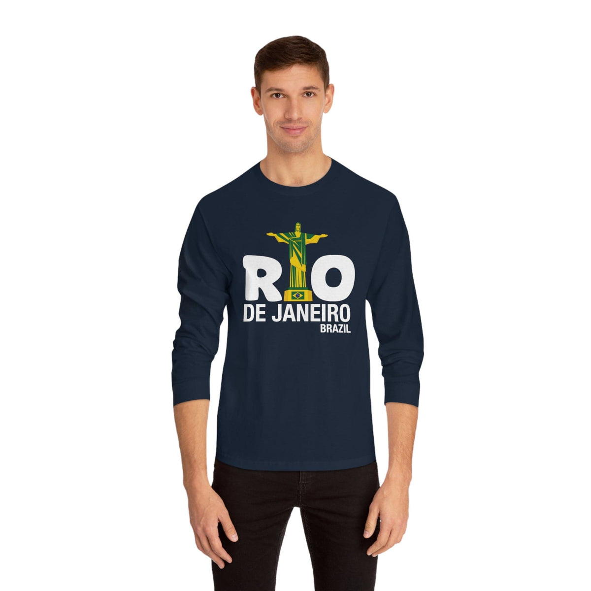 RIO de JANEIRO – Trendy Design, Premium Long Sleeve Tee