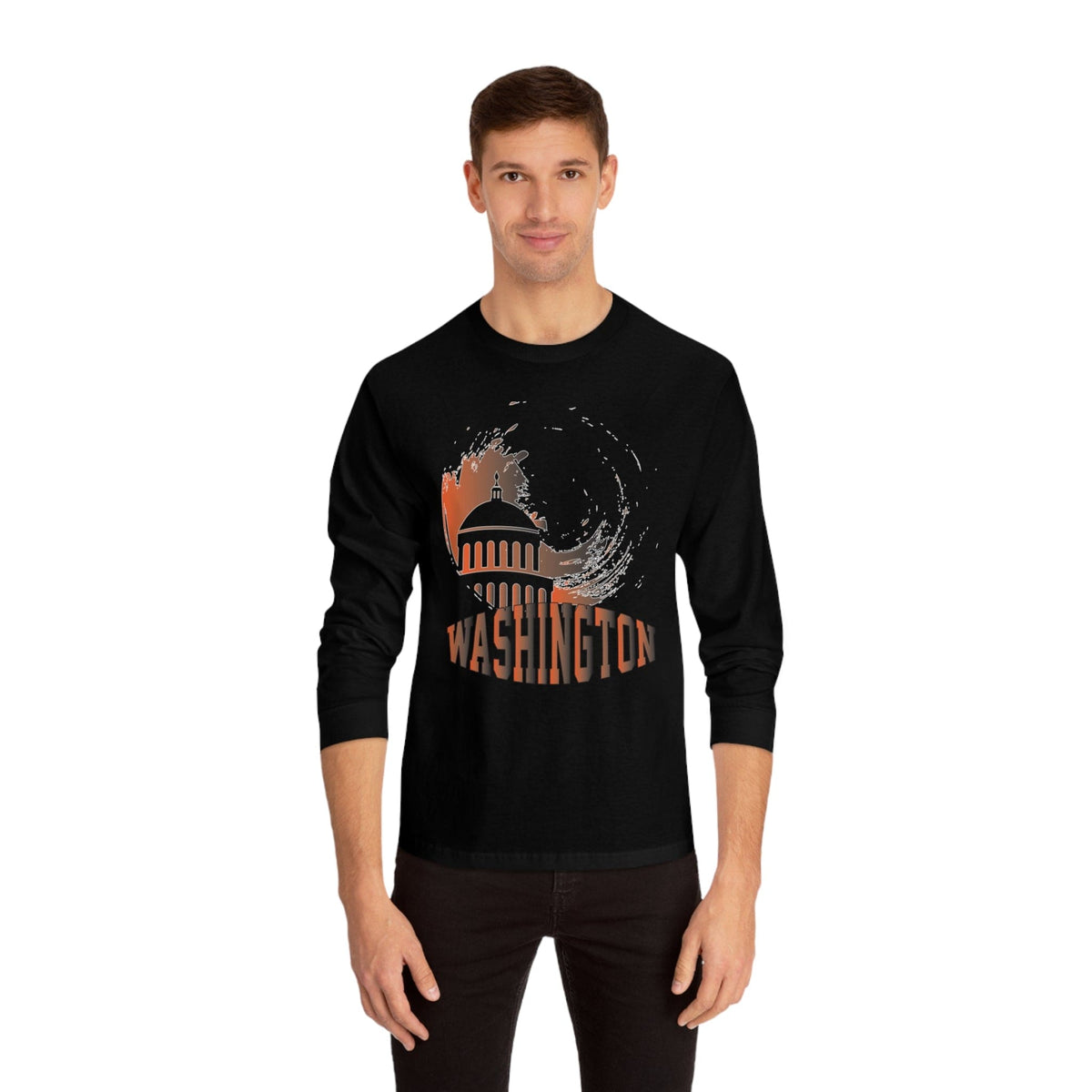WASHINGTON – Trendy Design, Premium Long Sleeve Tee
