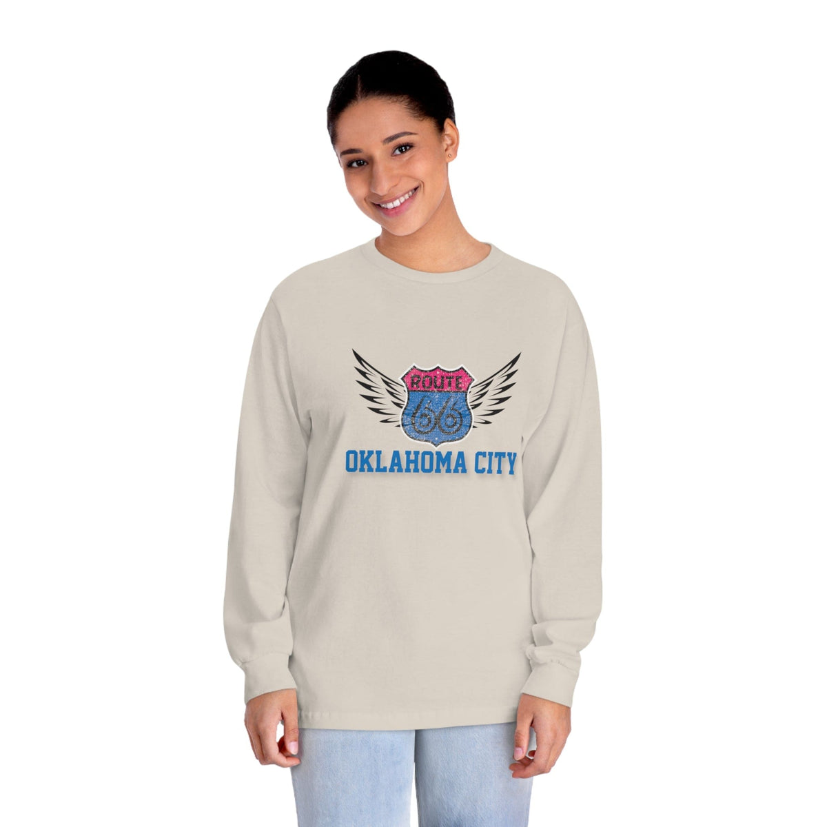 OKLAHOMA CITY – Trendy Design, Premium Long Sleeve Tee