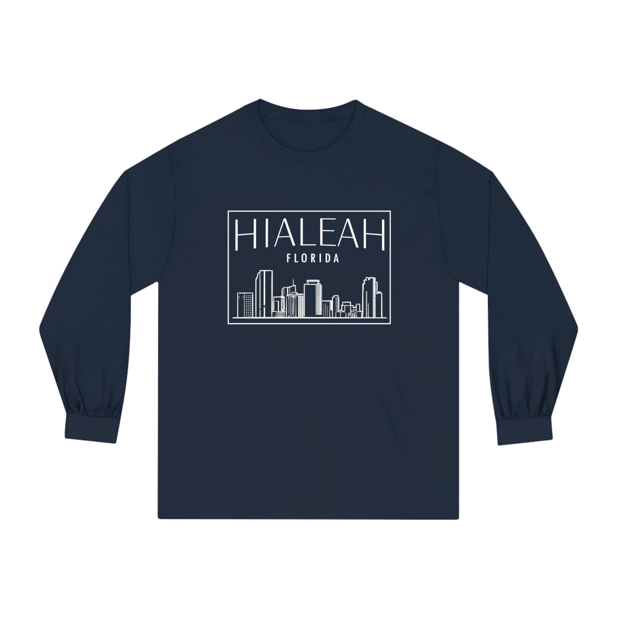 HIALEAH – Trendy Design, Premium Long Sleeve Tee