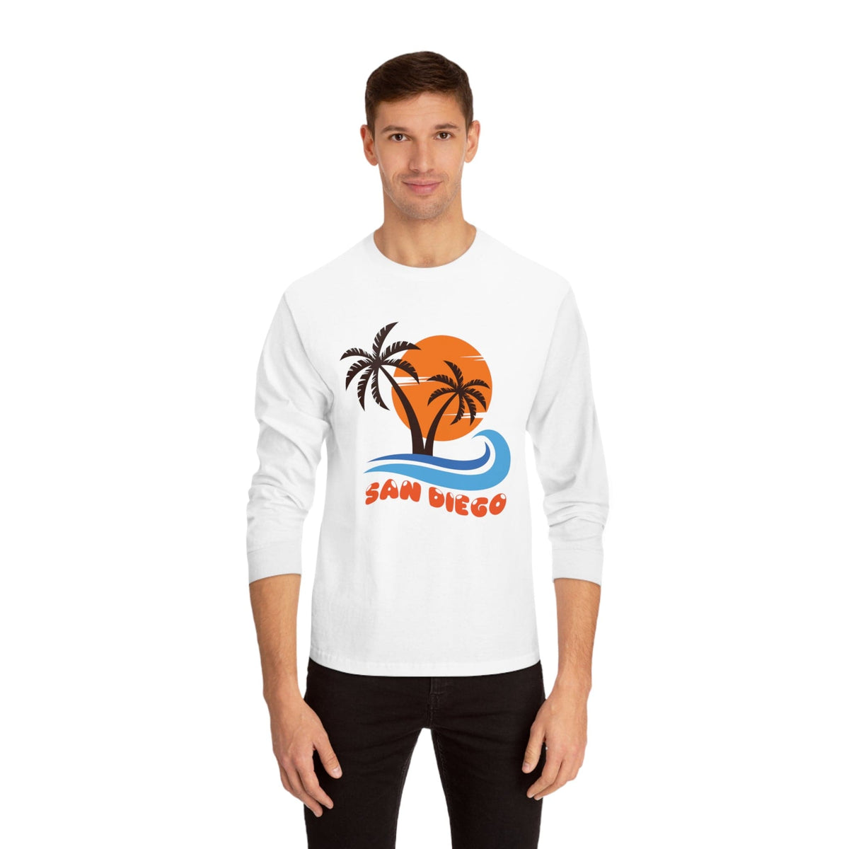 SAN DIEGO – Trendy Design, Premium Long Sleeve Tee
