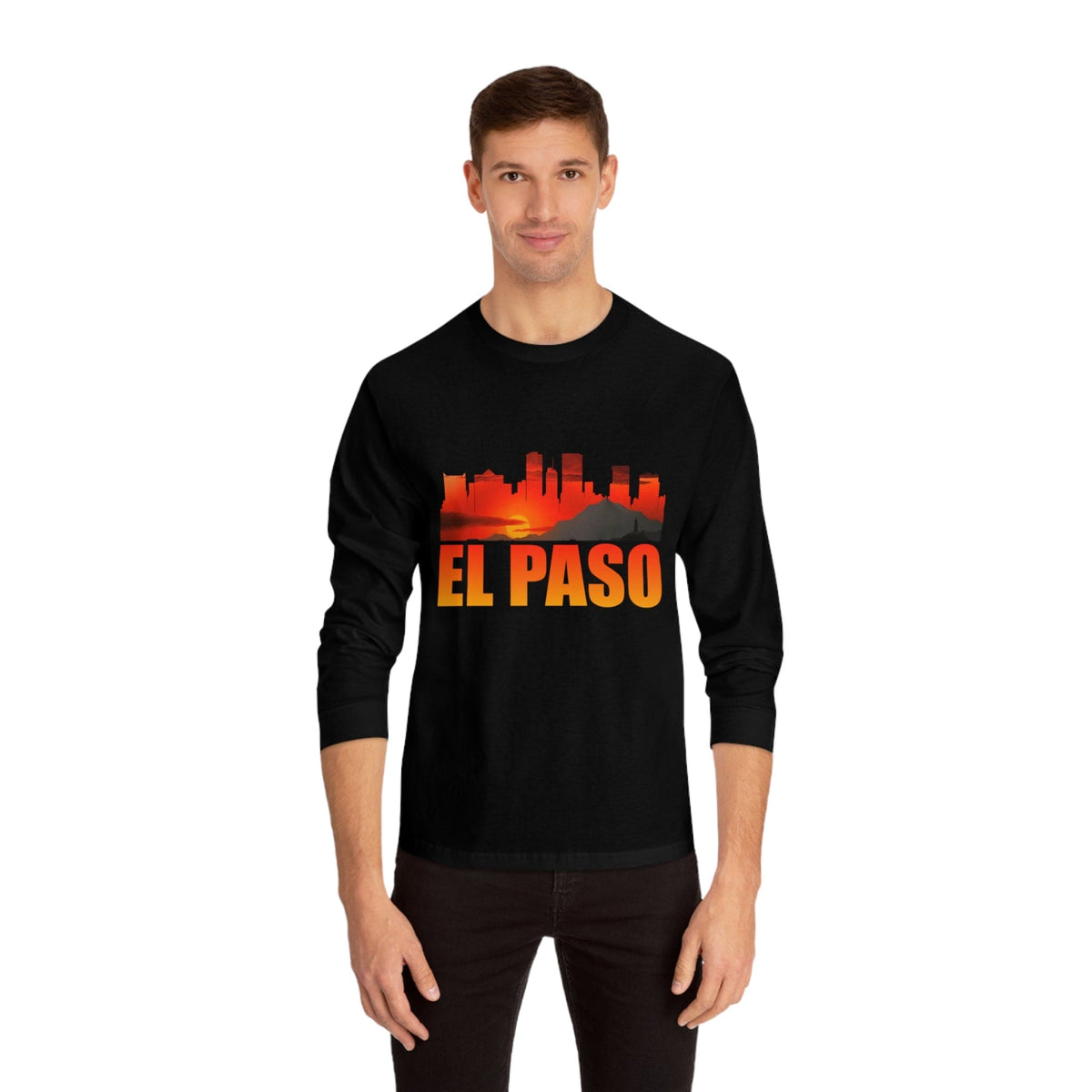 EL PASO – Trendy Design, Premium Long Sleeve Tee