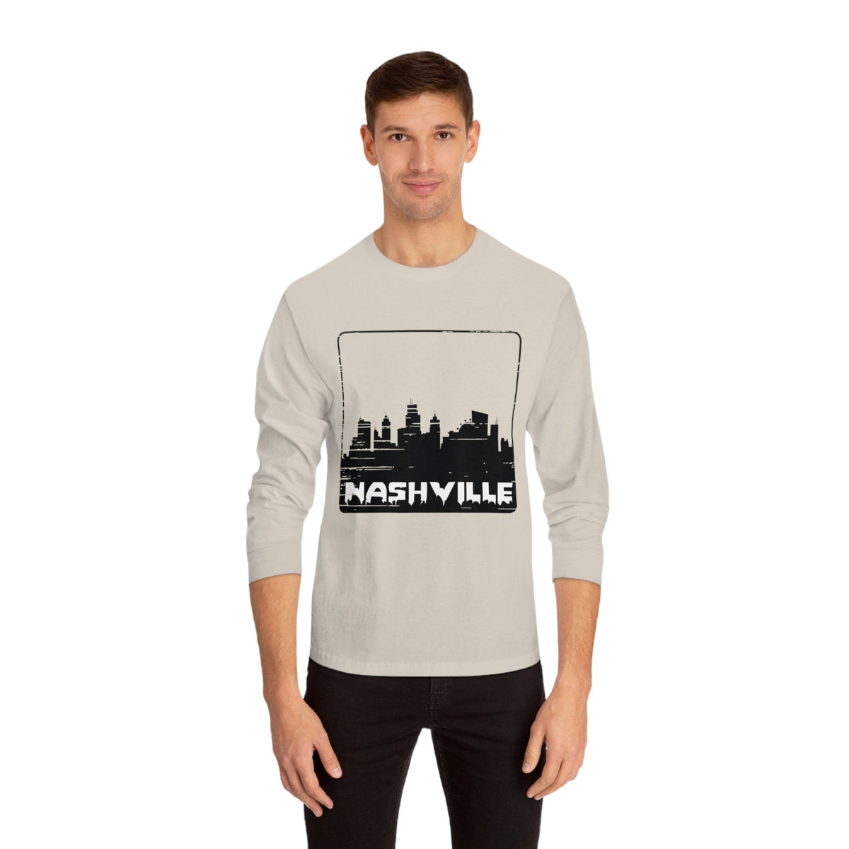 NASHVILLE – Trendy Design, Premium Long Sleeve Tee