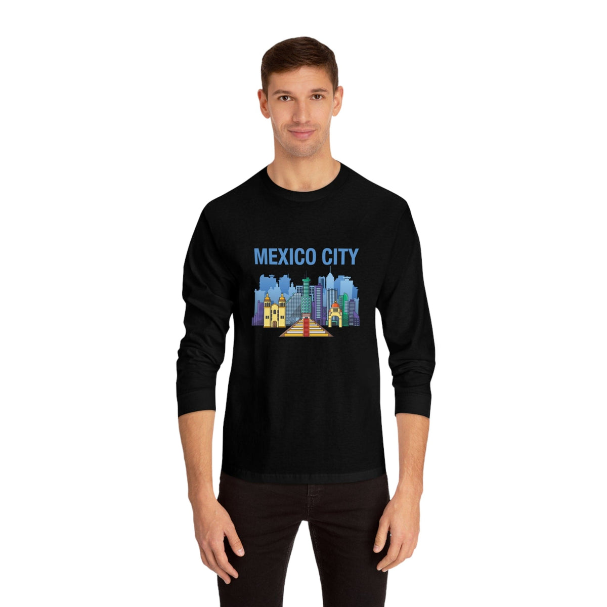 MEXICO CITY – Trendy Design, Premium Long Sleeve Tee