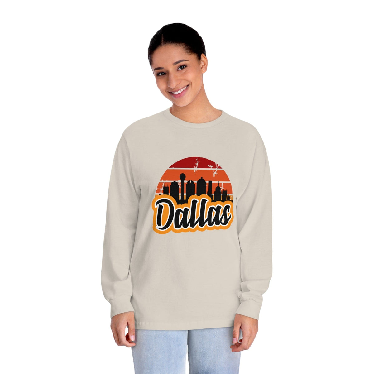 DALLAS – Trendy Design, Premium Long Sleeve Tee