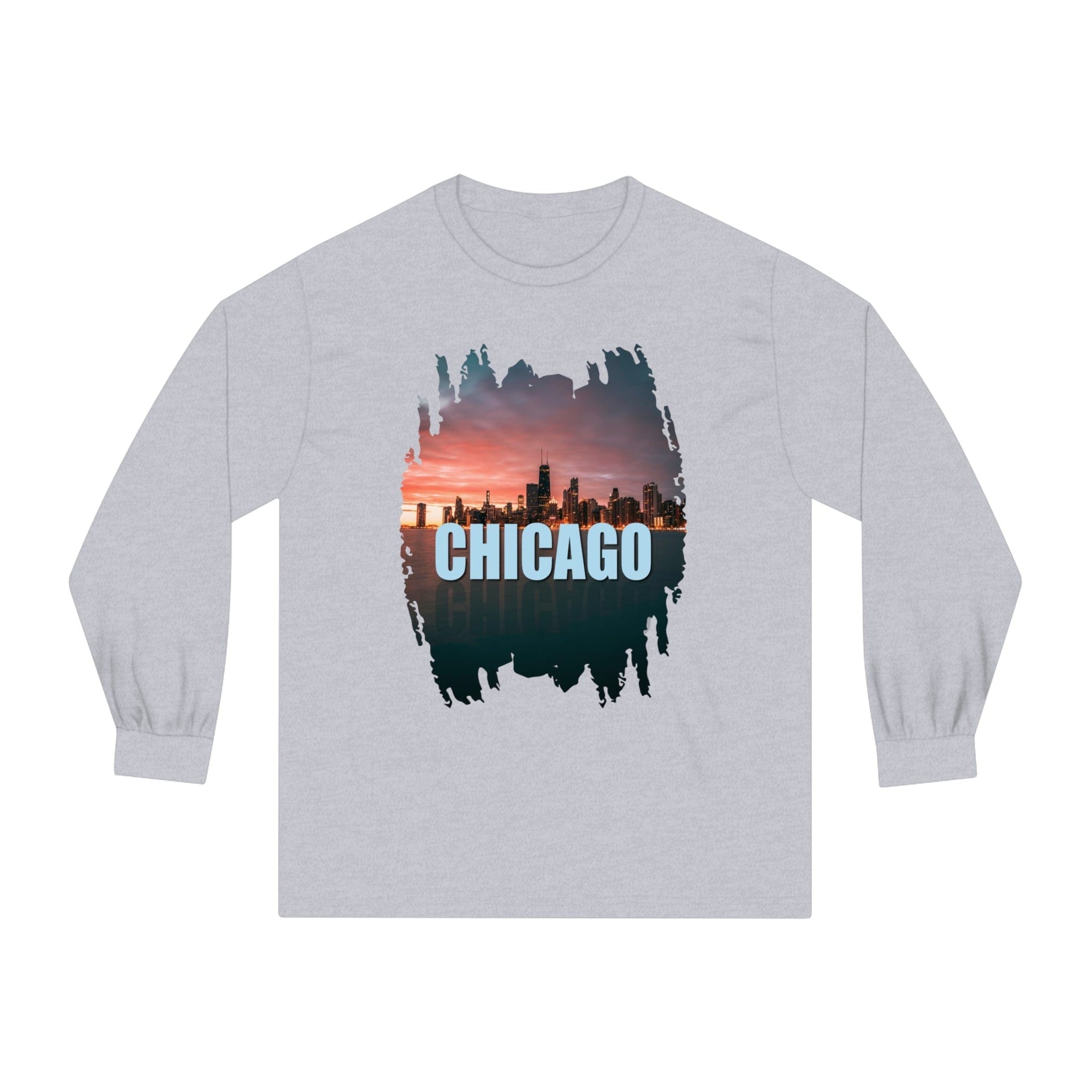 CHICAGO – Trendy Design, Premium Long Sleeve Tee