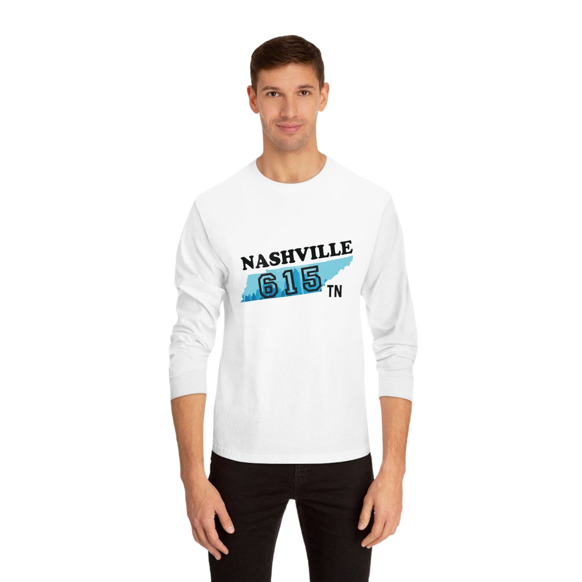 NASHVILLE – Trendy Design, Premium Long Sleeve Tee