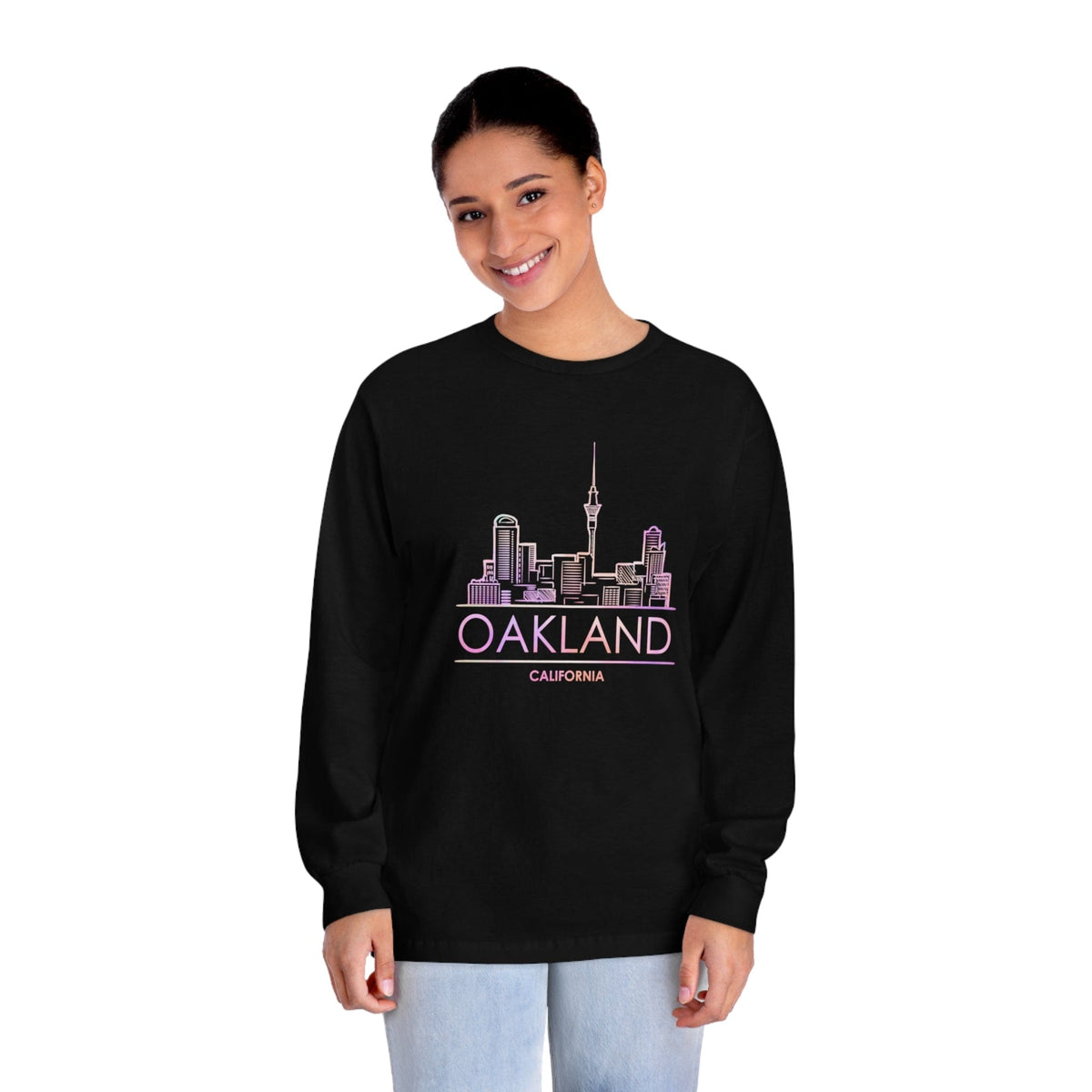OAKLAND – Trendy Design, Premium Long Sleeve Tee