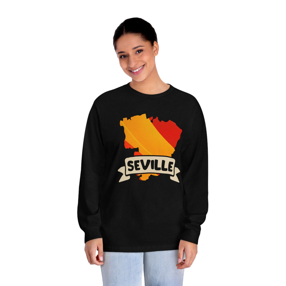 SEVILLE – Trendy Design, Premium Long Sleeve Tee
