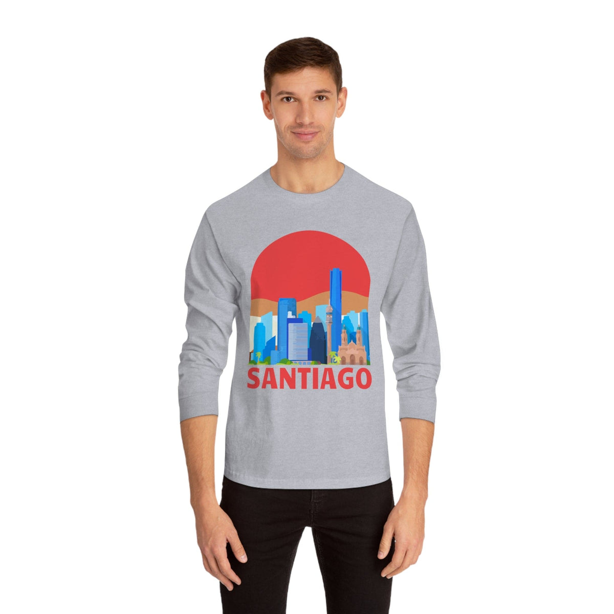 SANTIAGO – Trendy Design, Premium Long Sleeve Tee