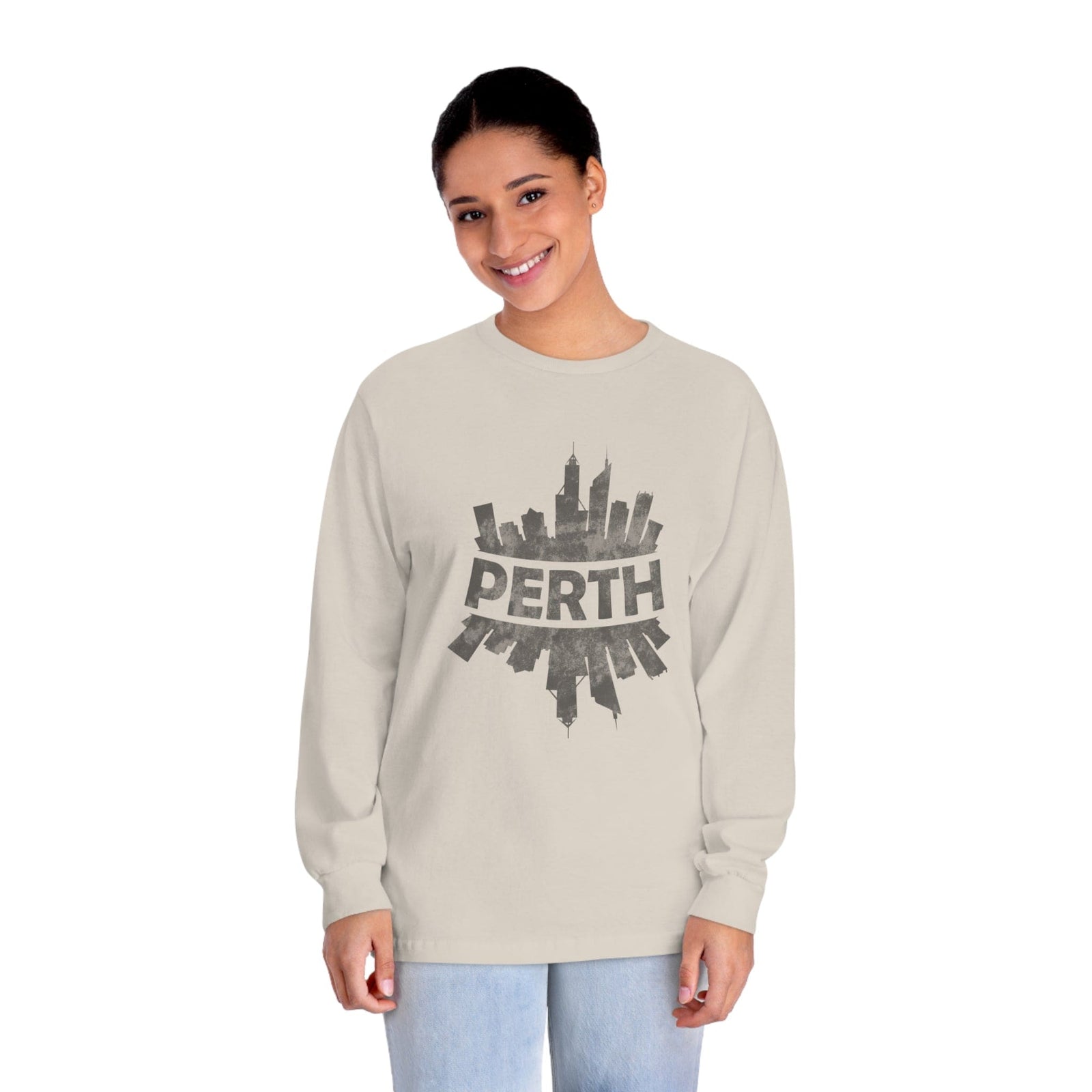 PERTH – Trendy Design, Premium Long Sleeve Tee
