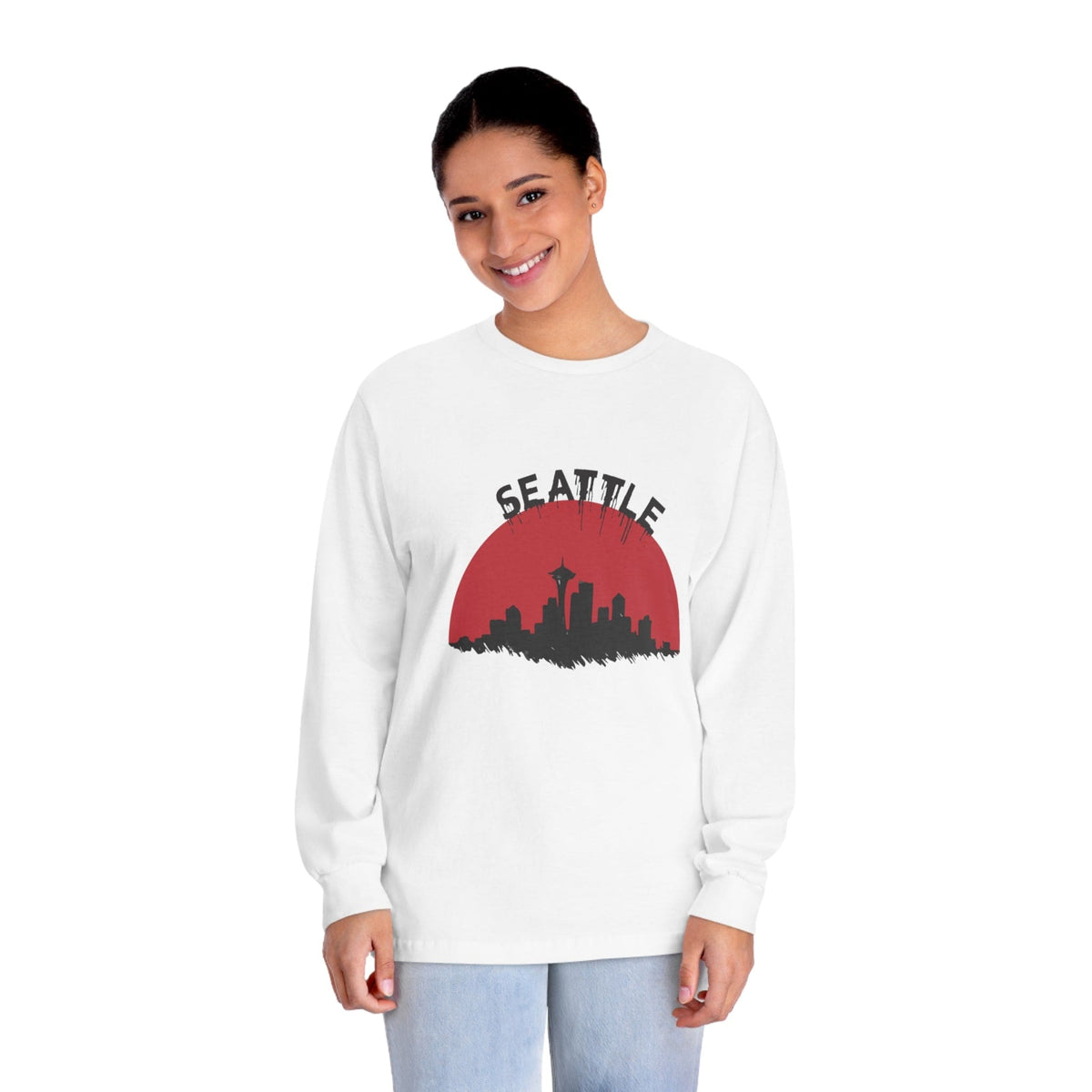 SEATTLE – Trendy Design, Premium Long Sleeve Tee