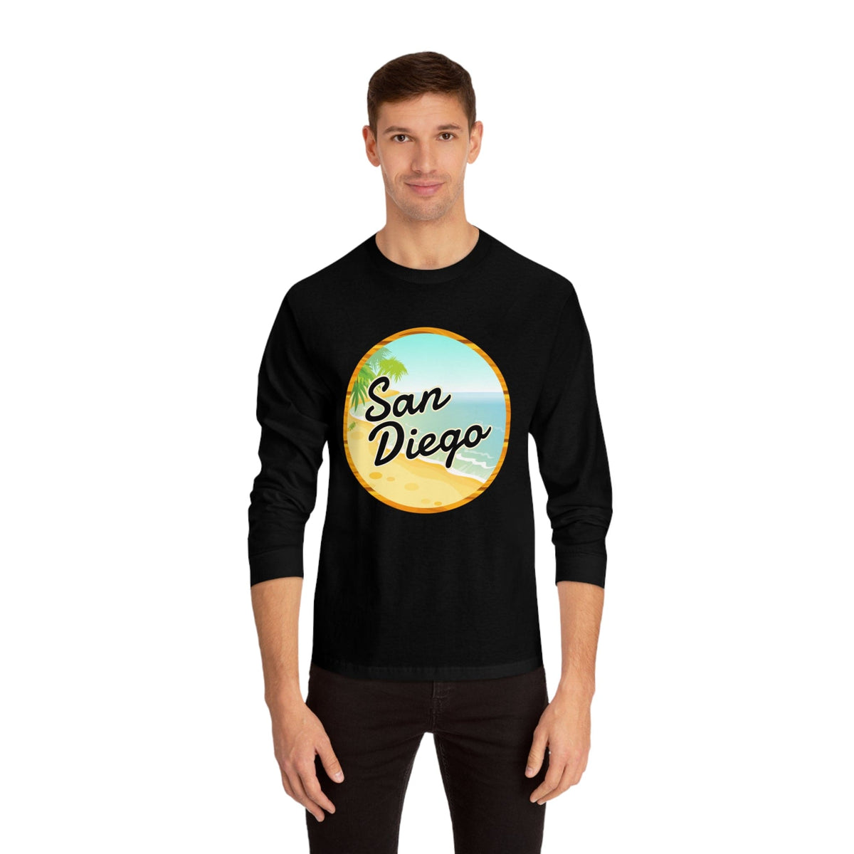 SAN DIEGO – Trendy Design, Premium Long Sleeve Tee