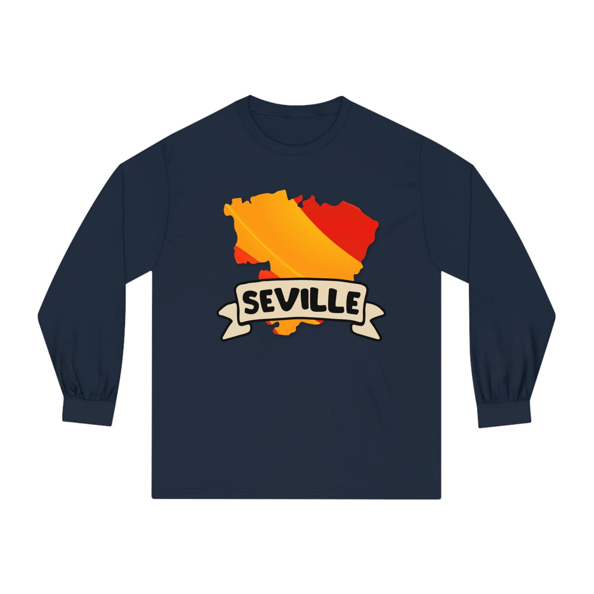 SEVILLE – Trendy Design, Premium Long Sleeve Tee