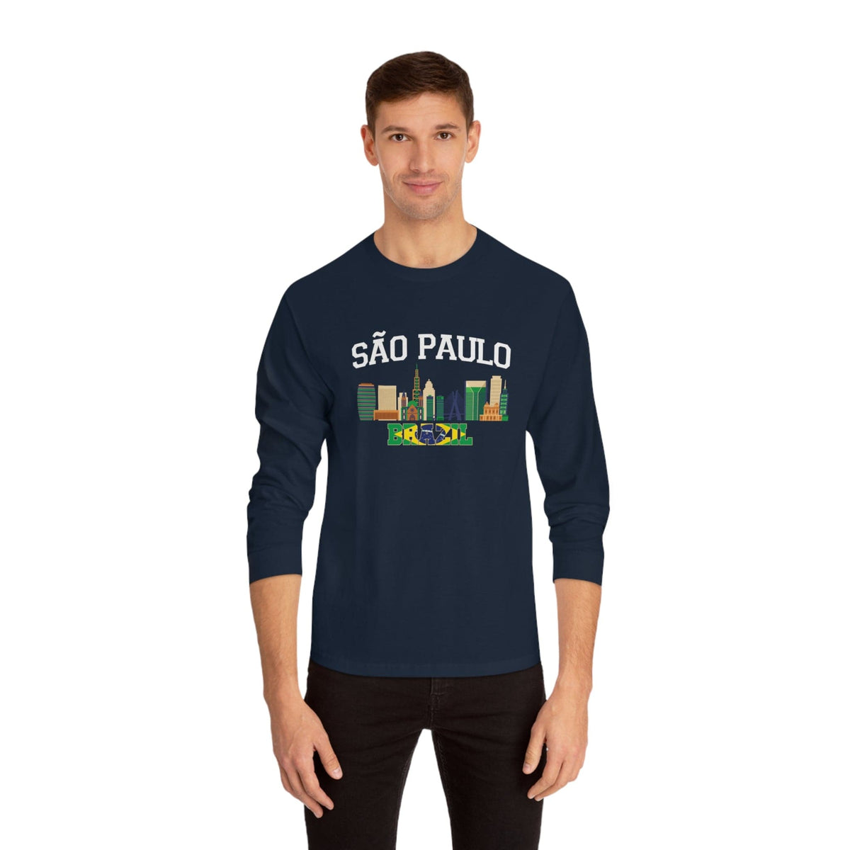 SAO PAULO – Trendy Design, Premium Long Sleeve Tee