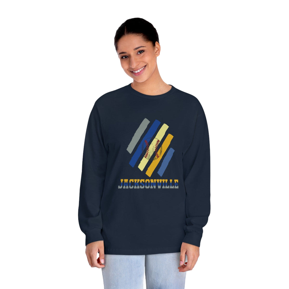 JACKSONVILLE – Trendy Design, Premium Long Sleeve Tee