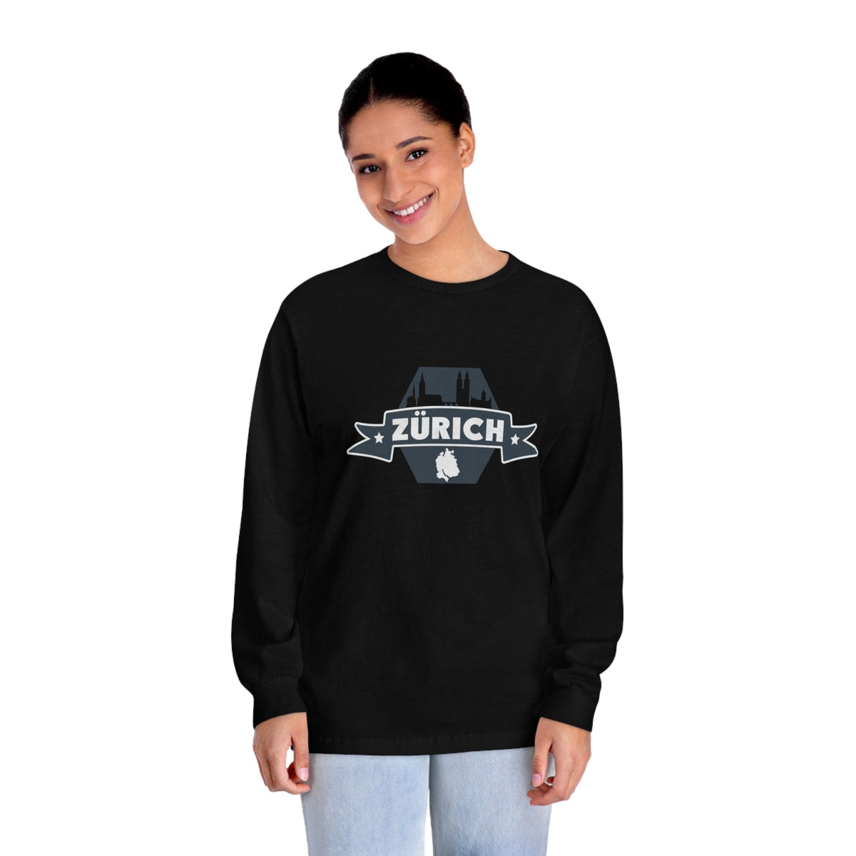 ZURICH – Trendy Design, Premium Long Sleeve Tee