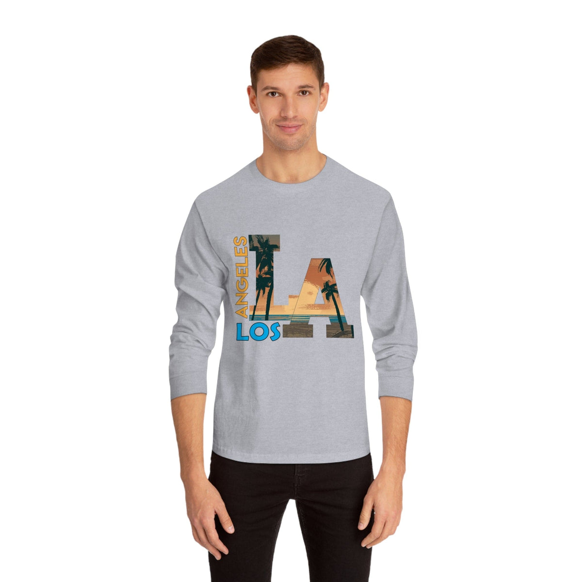 LOS ANGELES – Trendy Design, Premium Long Sleeve Tee