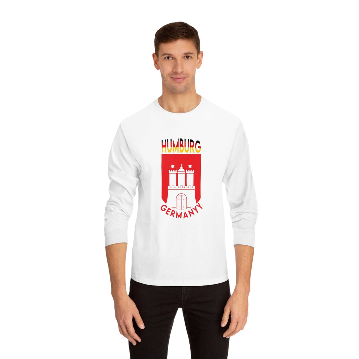 HAMBURG – Trendy Design, Premium Long Sleeve Tee