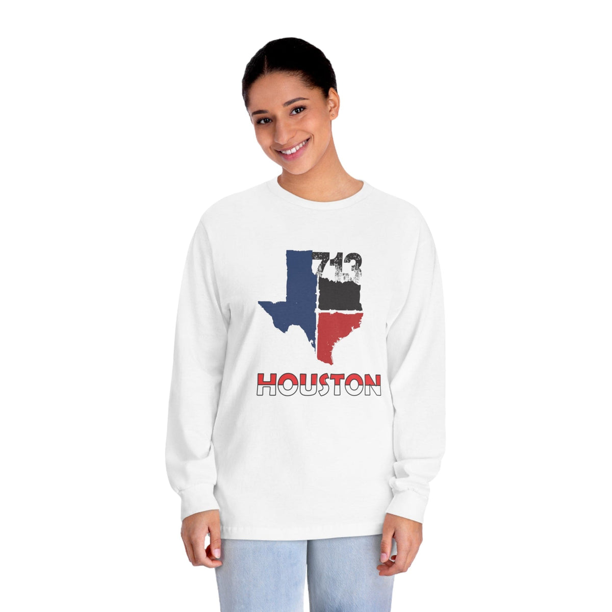 HOUSTON – Trendy Design, Premium Long Sleeve Tee