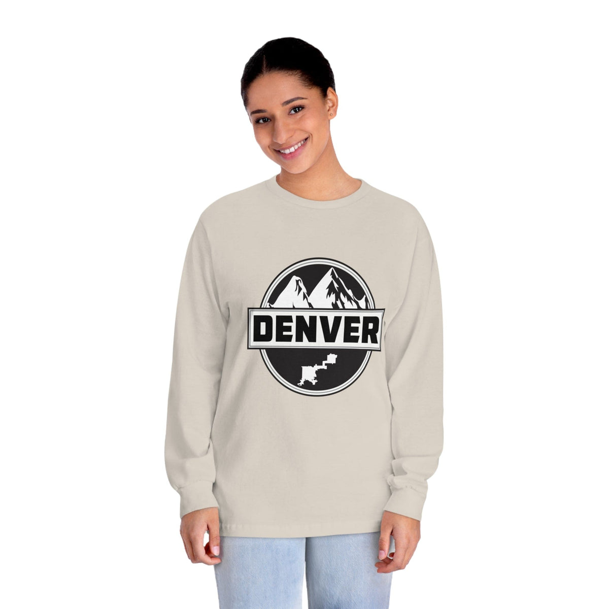 DENVER – Trendy Design, Premium Long Sleeve Tee