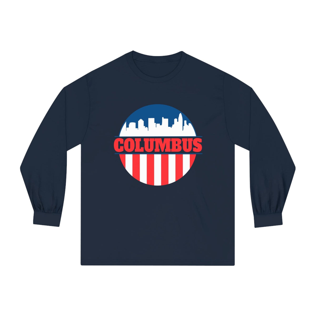 COLUMBUS – Trendy Design, Premium Long Sleeve Tee