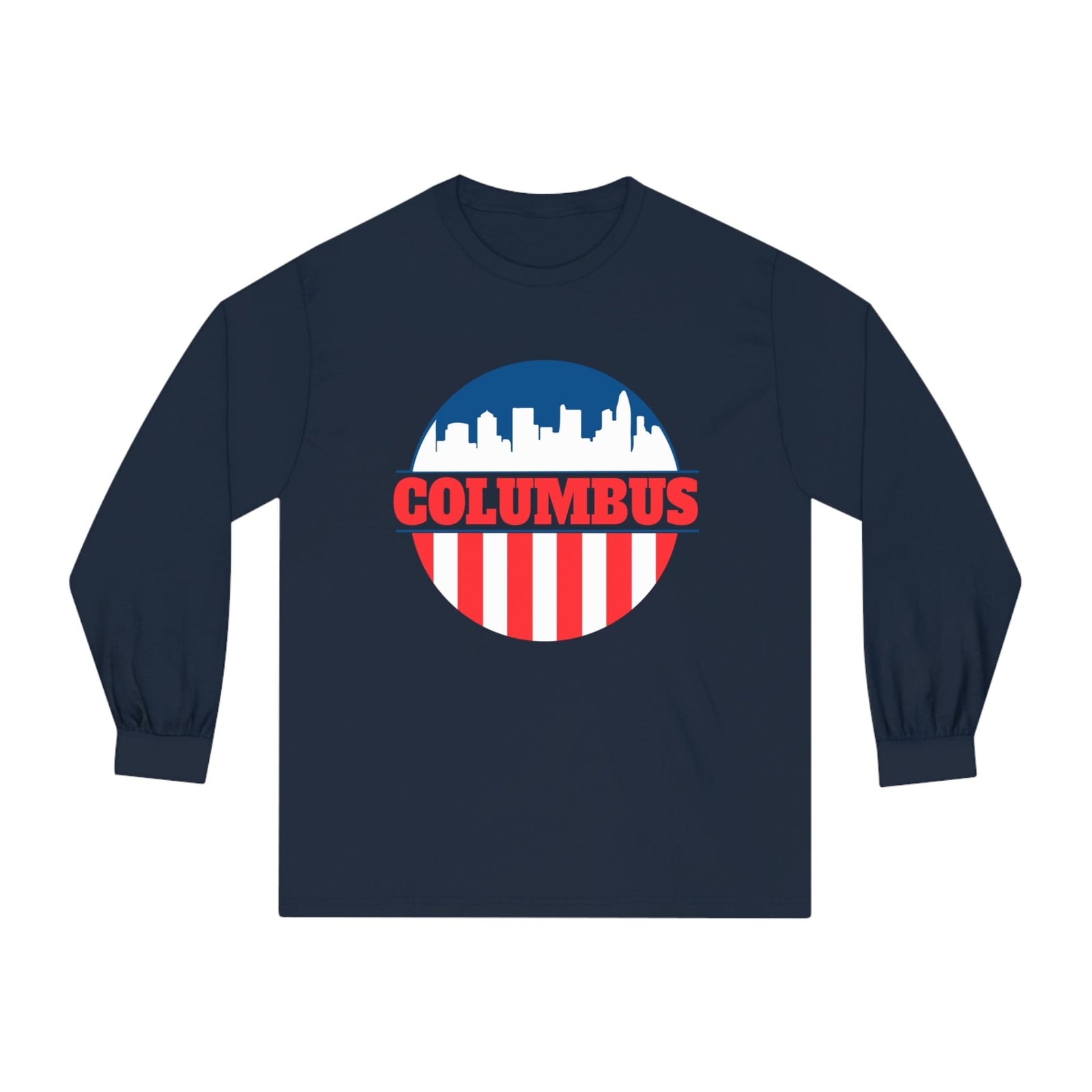COLUMBUS – Trendy Design, Premium Long Sleeve Tee
