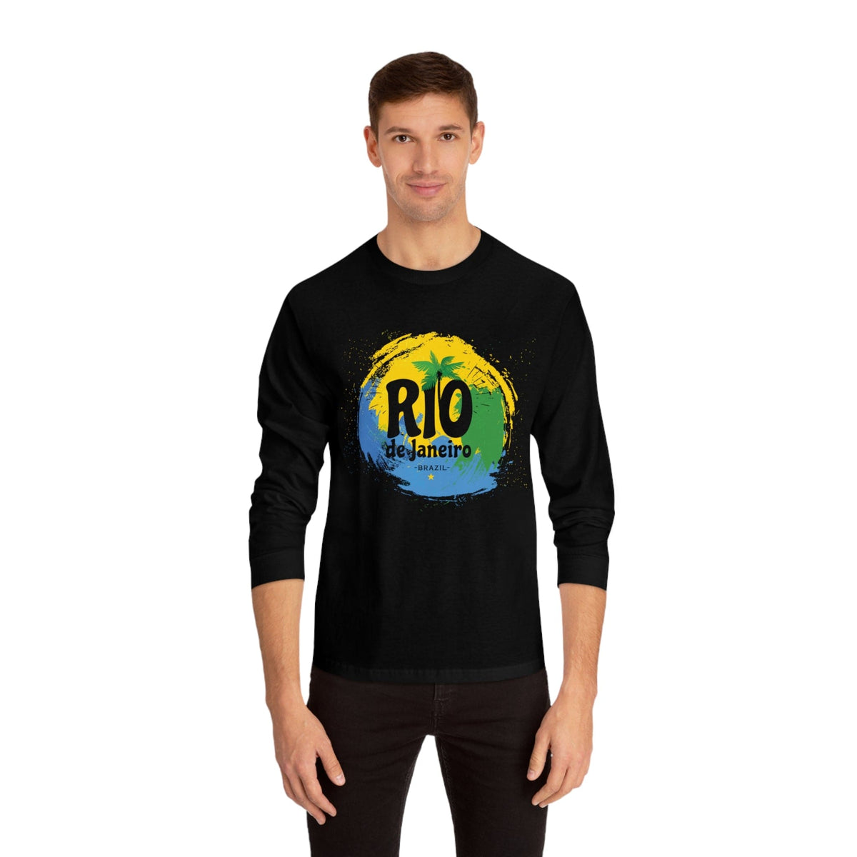 RIO de JANEIRO – Trendy Design, Premium Long Sleeve Tee