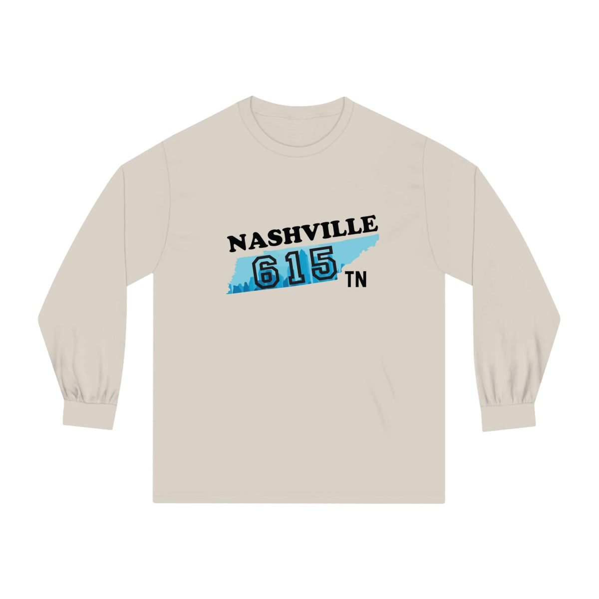NASHVILLE – Trendy Design, Premium Long Sleeve Tee