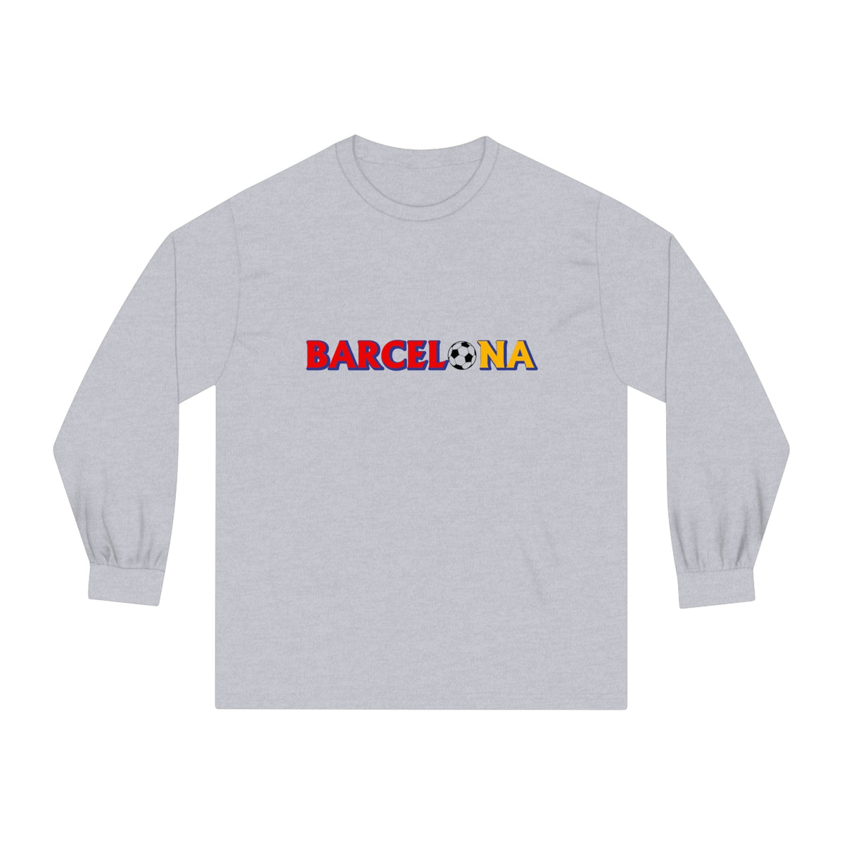 BARCELONA – Trendy Design, Premium Long Sleeve Tee