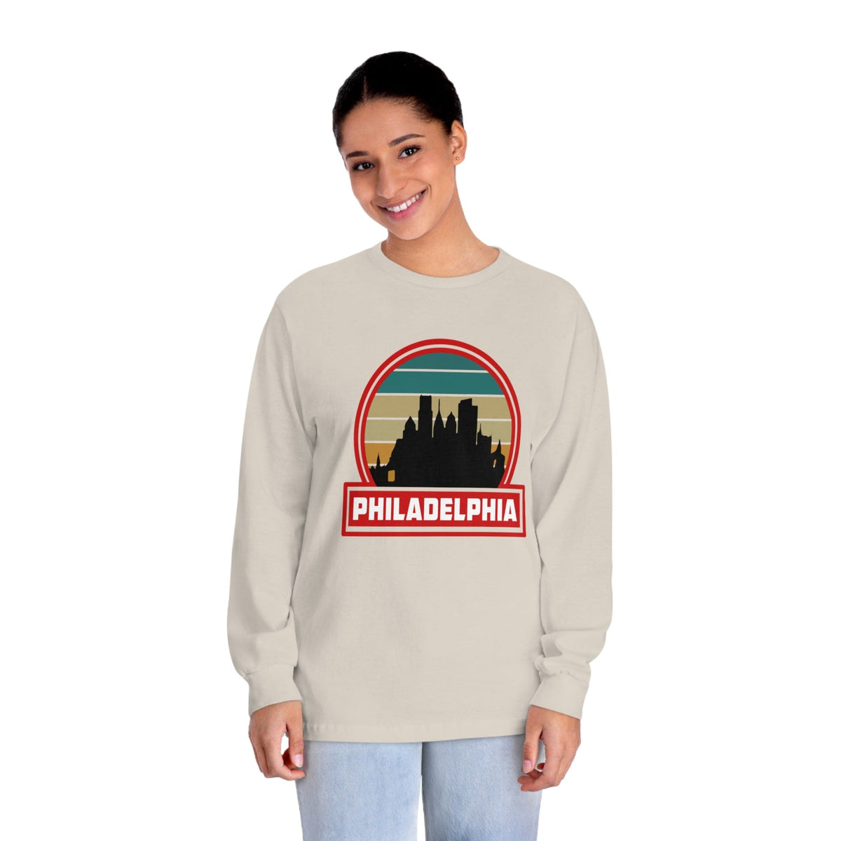 PHILADELPHIA – Trendy Design, Premium Long Sleeve Tee