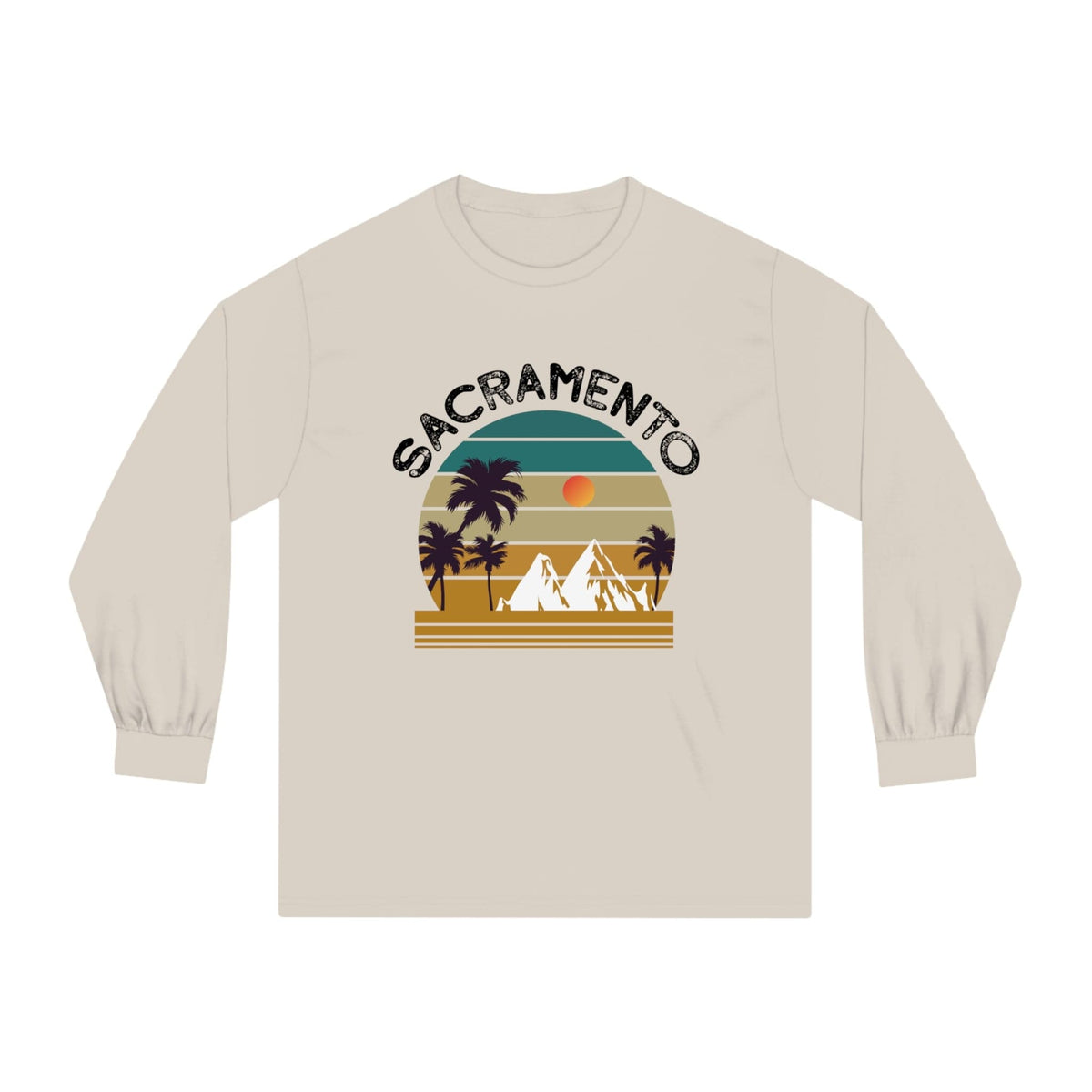 SACRAMENTO – Trendy Design, Premium Long Sleeve Tee