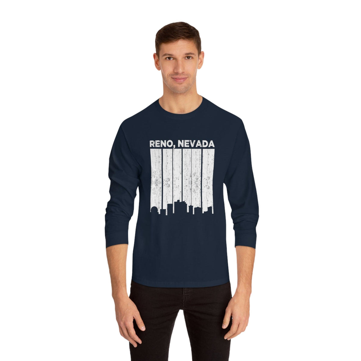 RENO – Trendy Design, Premium Long Sleeve Tee