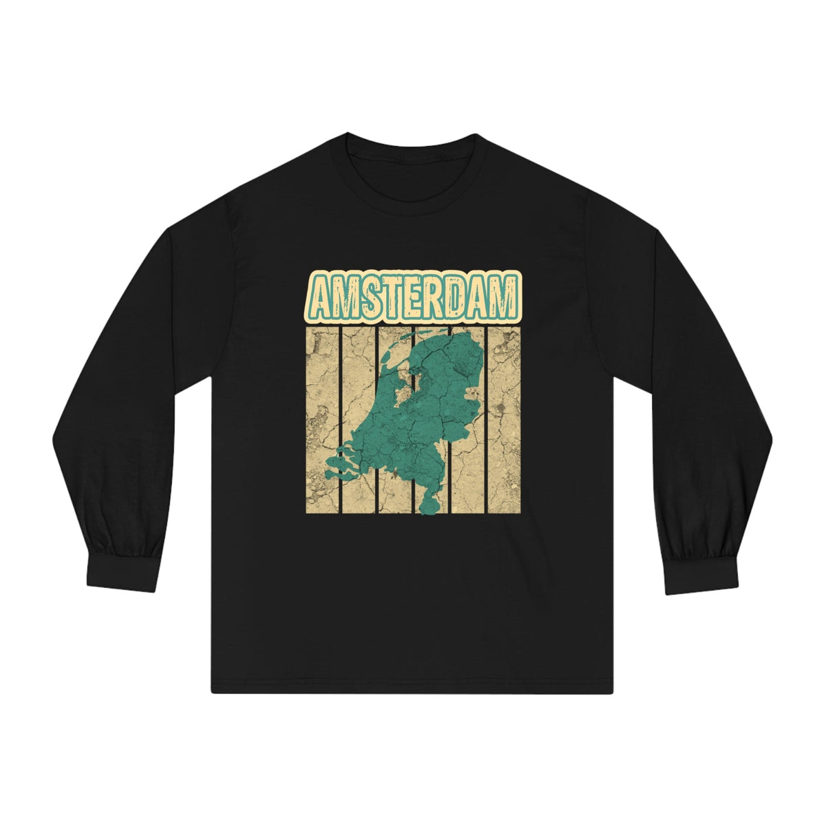 Amsterdam – Trendy Design, Premium Long Sleeve Tee