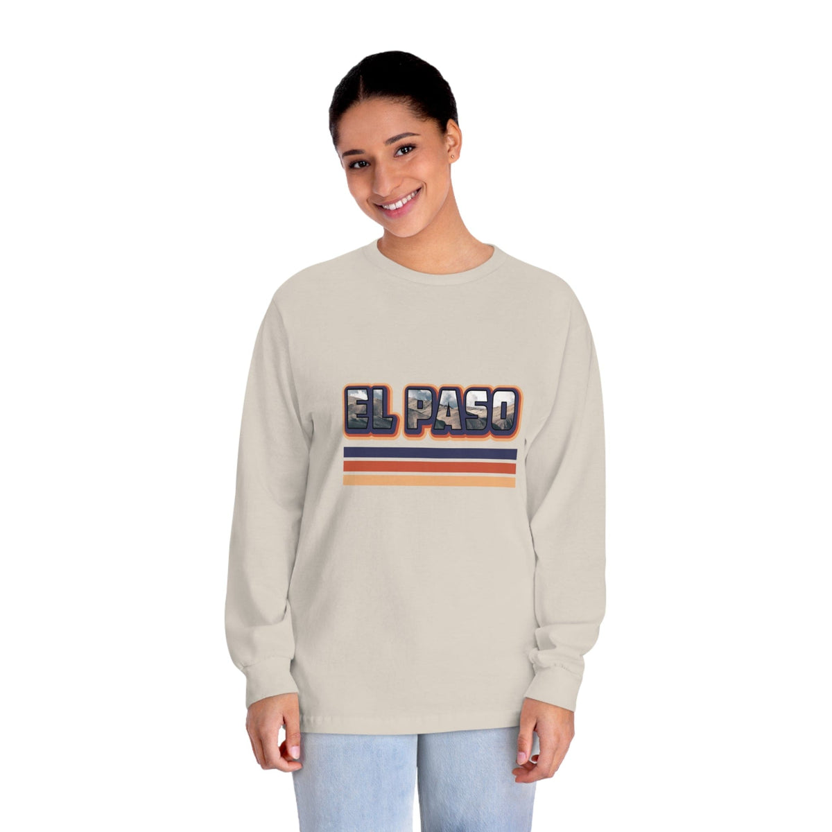 EL PASO – Trendy Design, Premium Long Sleeve Tee