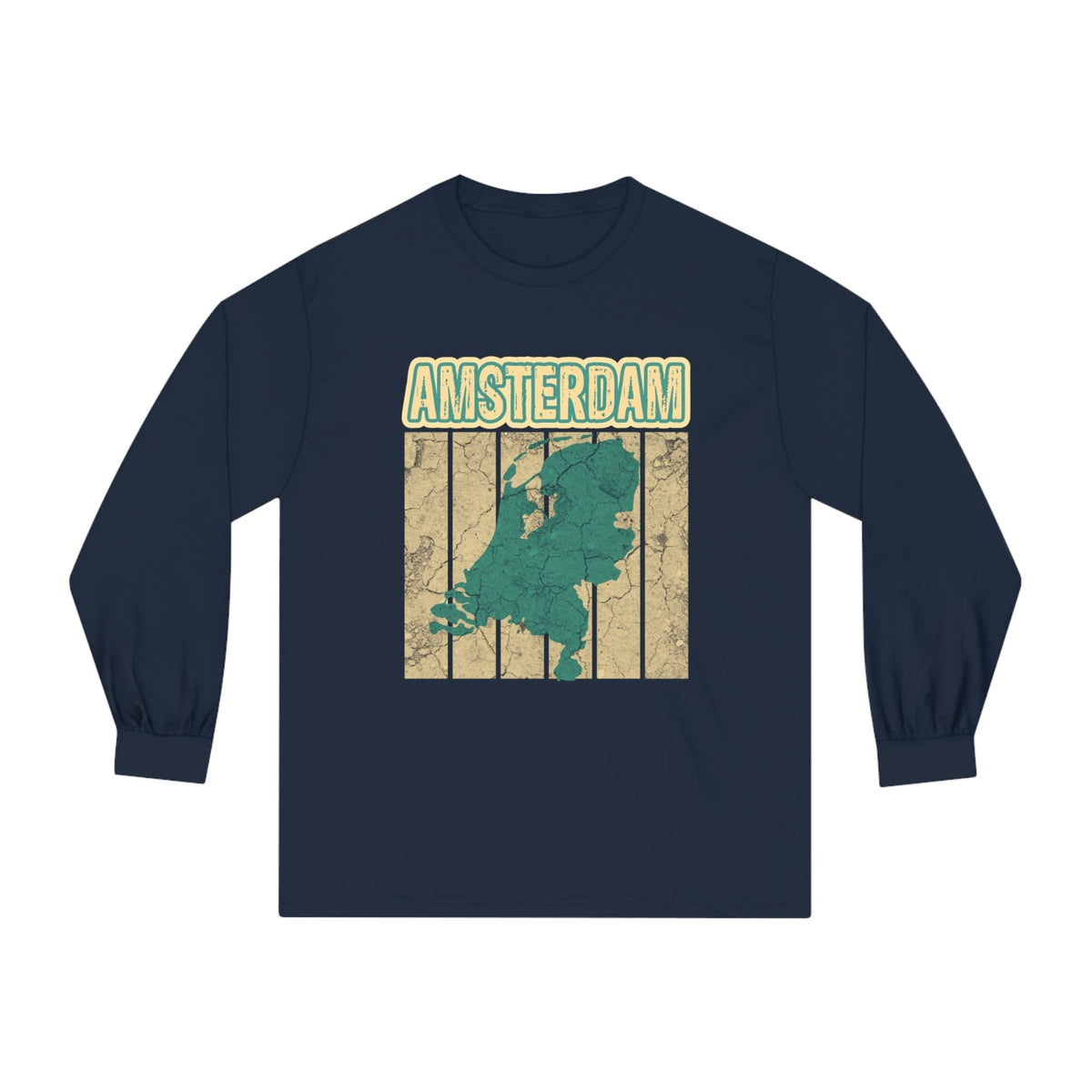 Amsterdam – Trendy Design, Premium Long Sleeve Tee